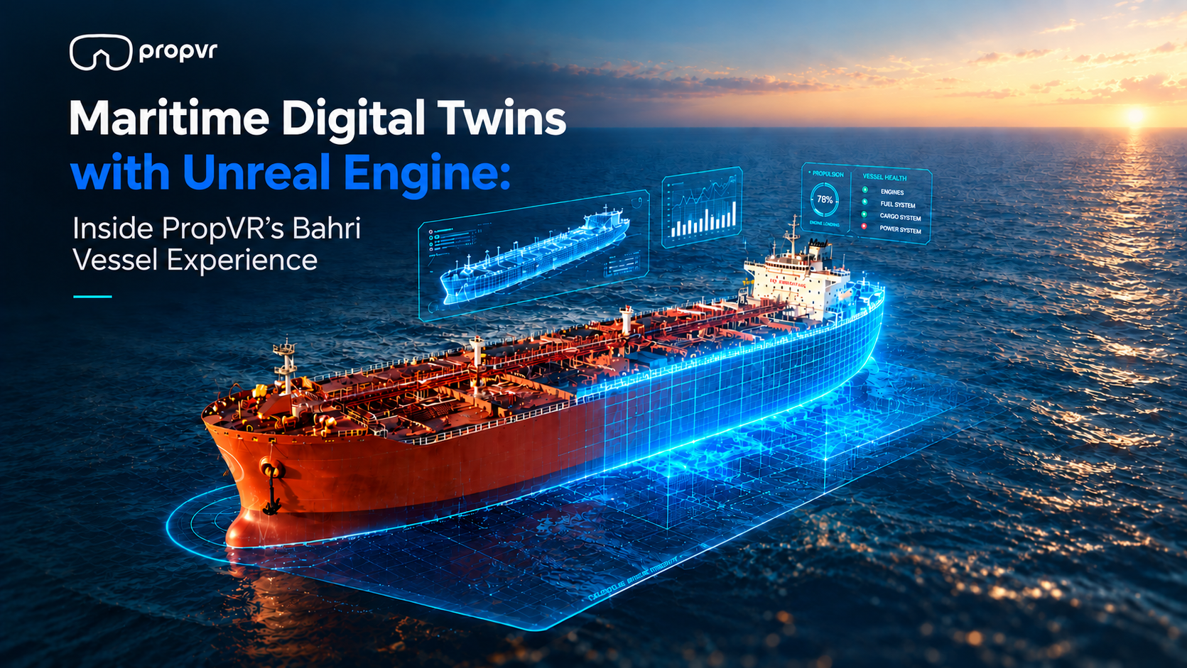 Maritime Digital Twins with Unreal Engine: Inside PropVR's Bahri Vessel Experience