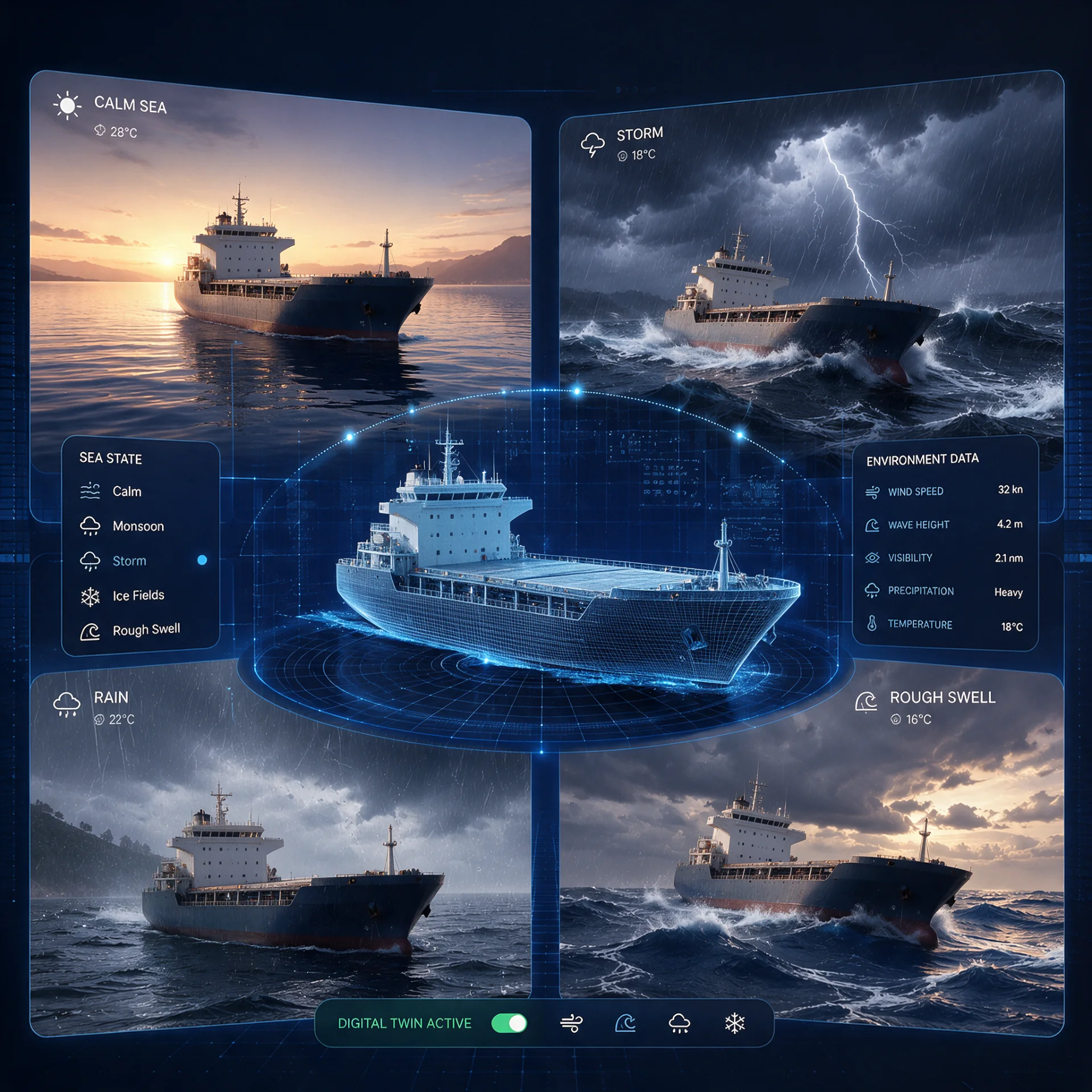 Maritime climate and weather modeling
